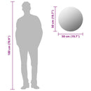 vidaXL kör alakú tükör 50 cm