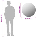 vidaXL kör alakú tükör 70 cm
