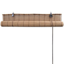 vidaXL barna bambuszroló 100 x 220 cm