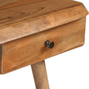 vidaXL tömör akácfa íróasztal 110 x 50 x 76 cm