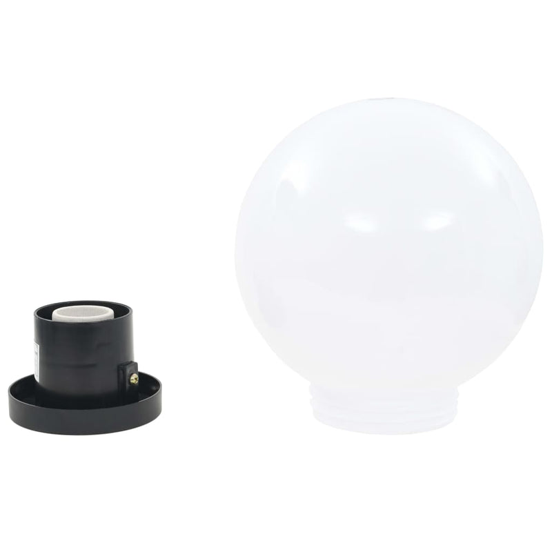 vidaXL 2 db LED gömblámpa 20 cm PMMA