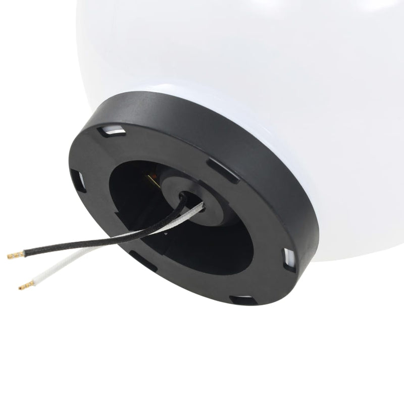 vidaXL 2 db LED gömblámpa 20 cm PMMA
