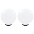 vidaXL 2 db LED gömblámpa 30 cm PMMA