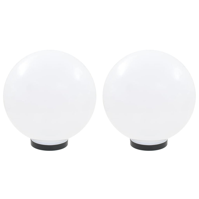 vidaXL 2 db LED gömblámpa 30 cm PMMA