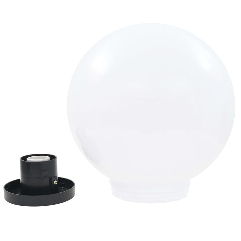 vidaXL 2 db LED gömblámpa 30 cm PMMA