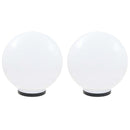 vidaXL 2 db LED gömblámpa 40 cm PMMA