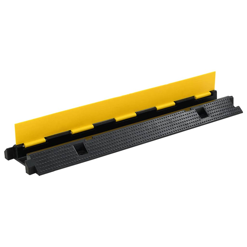 vidaXL 1 csatornás gumi kábelvédő rámpa 100 cm