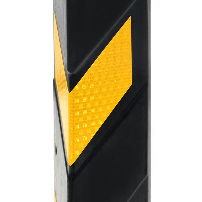 vidaXL 10 db fényvisszaverő gumi sarokélvédő 80 cm