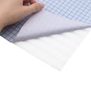 vidaXL matt csíkos kivitel PVC ablakfólia 0,9 x 5 m