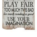 vidaXL falra szerelhető fogas 6 akasztóval 120 x 40 cm „THANK YOU”