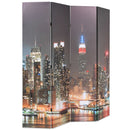 vidaXL éjszakai New York mintás paraván 160 x 170 cm