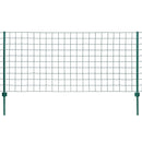 vidaXL Euro Fence zöld acélkerítés 20 x 1,5 m
