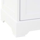 vidaXL 4 ajtós MDF és fenyő kredenc 80 x 40 x 180 cm