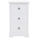 vidaXL MDF és fenyő éjjeliszekrény 35 x 32 x 59 cm