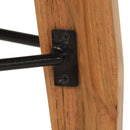 vidaXL 2 db tömör akácfa bárszék