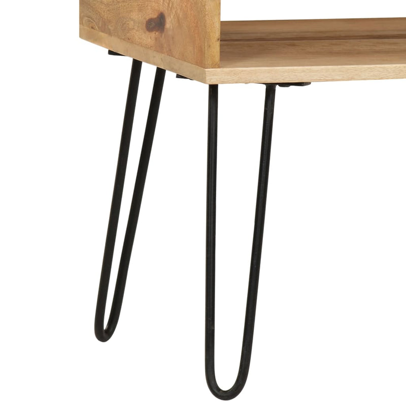 vidaXL tömör mangófa dohányzóasztal 100 x 60 x 45 cm