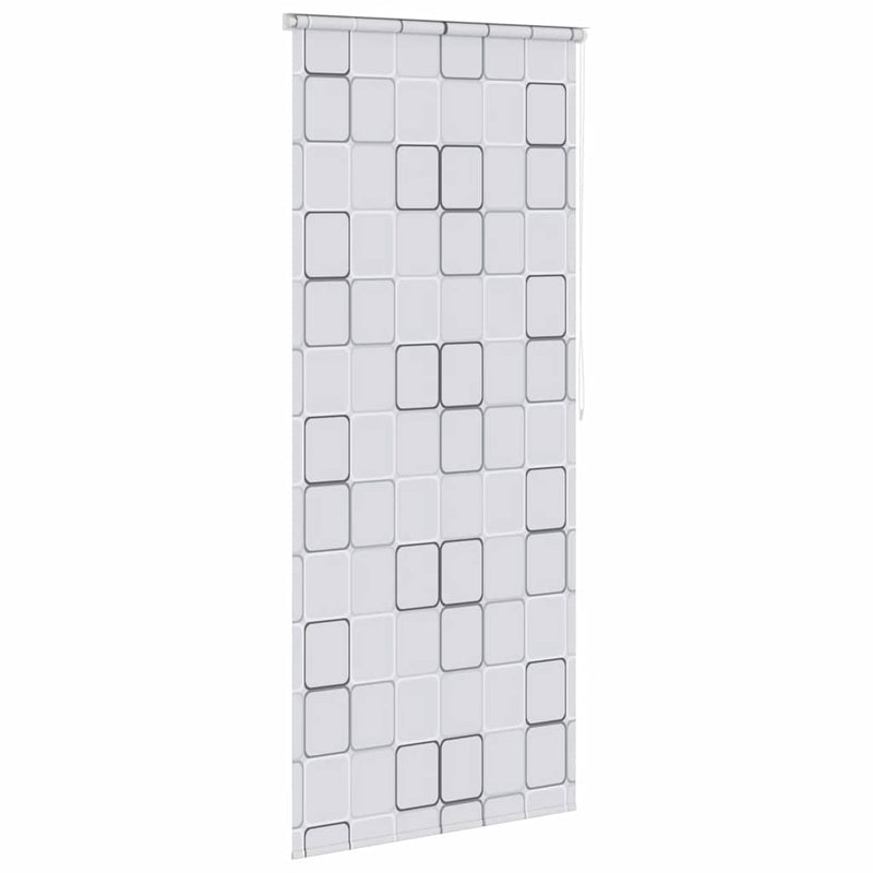 vidaXL kockamintás zuhanyroló 100 x 240 cm