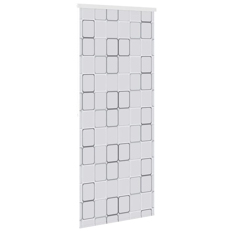 vidaXL kockamintás zuhanyroló 100 x 240 cm