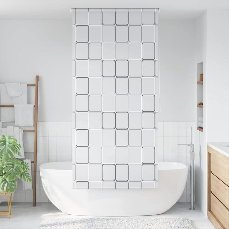 vidaXL kockamintás zuhanyroló 100 x 240 cm