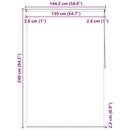 vidaXL buborékmintás zuhanyroló 120 x 240 cm