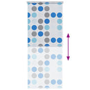 vidaXL körmintás zuhanyroló 80 x 240 cm