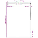 vidaXL buborékmintás zuhanyroló 160 x 240 cm