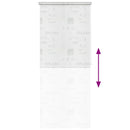 vidaXL fröcskölt mintás zuhanyroló 80 x 240 cm