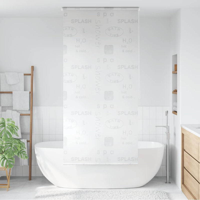 vidaXL fröcskölt mintás zuhanyroló 80 x 240 cm