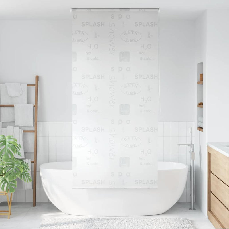 vidaXL fröcskölt mintás zuhanyroló 100 x 240 cm