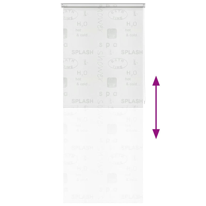 vidaXL kockamintás zuhanyroló 120 x 240 cm