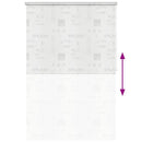 vidaXL fröcskölt mintás zuhanyroló 160 x 240 cm