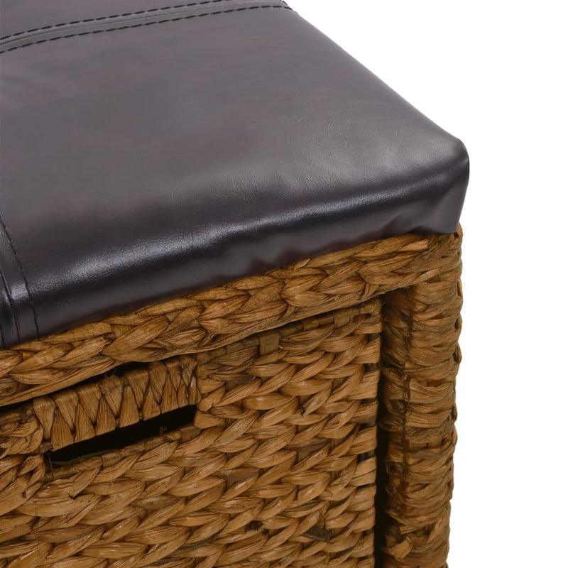 vidaXL barna tengerifű pad 2 kosárral 71 x 40 x 42 cm