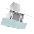 vidaXL fehér rozsdamentes acél fali páraelszívó 756 m³/h 90 cm