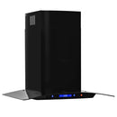 vidaXL fekete rozsdamentes acél fali páraelszívó 756 m³/óra 60 cm