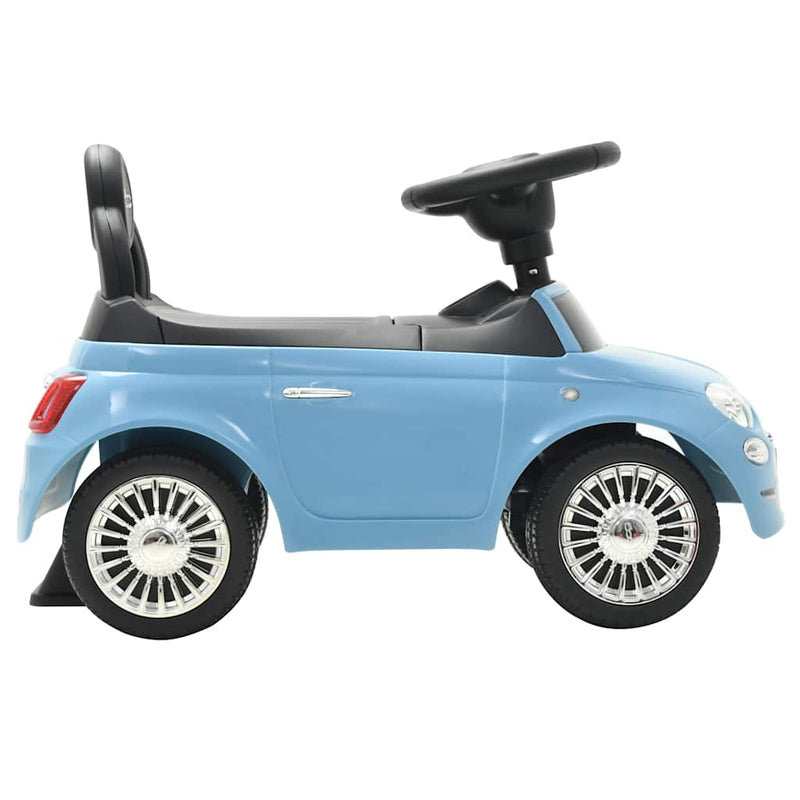 vidaXL kék ráülős Fiat 500 játékautó