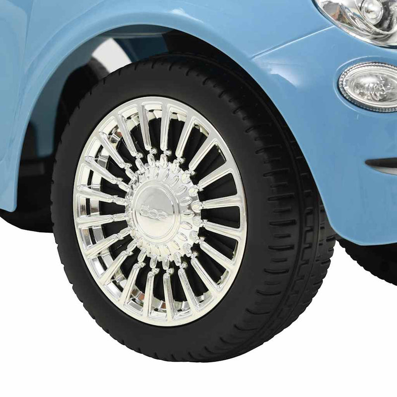 vidaXL kék ráülős Fiat 500 játékautó