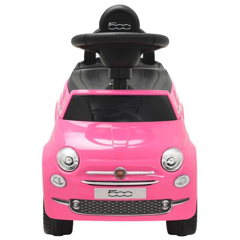 vidaXL rózsaszín ráülős Fiat 500 játékautó