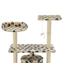 vidaXL bézs macskabútor szizál kaparófákkal 95 cm