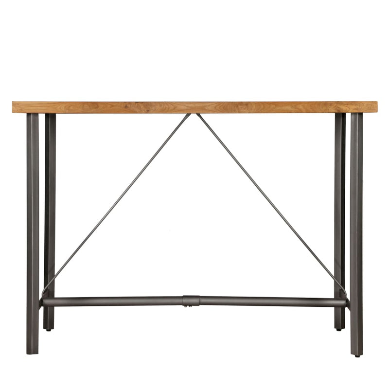 vidaXL újrahasznosított tömör tíkfa bárasztal 150 x 70 x 106 cm