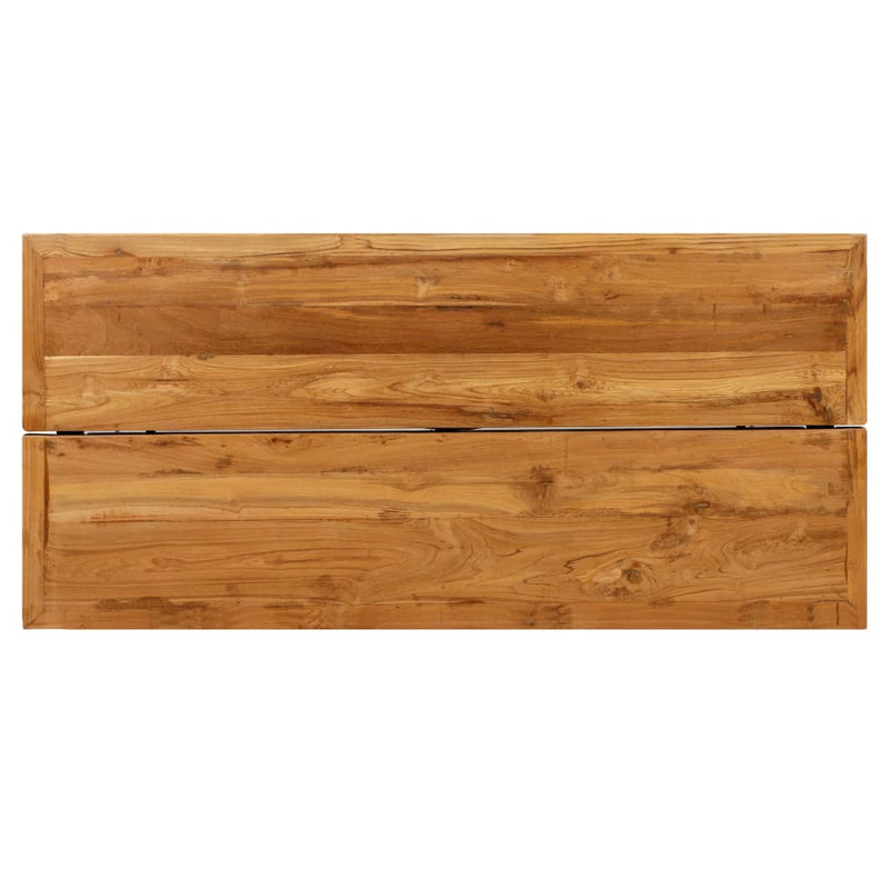 vidaXL újrahasznosított tömör tíkfa bárasztal 150 x 70 x 106 cm