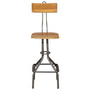 vidaXL 2 db tömör újrahasznosított tíkfa bárszék