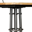 vidaXL 2 db tömör újrahasznosított tíkfa bárszék