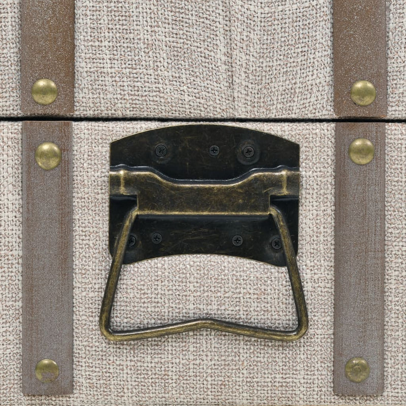 vidaXL tömör fa és acél tárolópad 111 x 34 x 37 cm