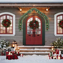 vidaXL karácsonyi füzér díszekkel és LED-fényekkel 5 m