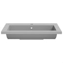 vidaXL szürke gránit mosdókagyló 600 x 450 x 120 mm