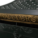 vidaXL zöld, vintage stílusú, rozsdamentes alumínium álló postaláda