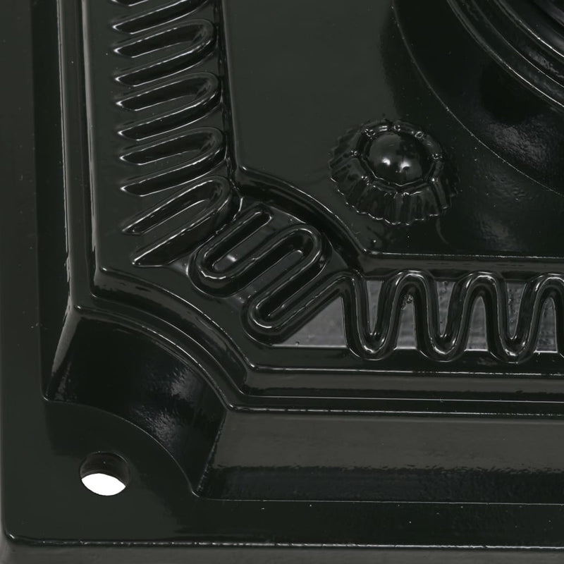 vidaXL zöld, vintage stílusú, rozsdamentes alumínium álló postaláda