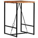 vidaXL újrahasznosított tömör fa bárasztal 70 x 70 x 106 cm