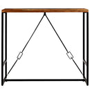 vidaXL újrahasznosított tömör fa bárasztal 120 x 60 x 106 cm