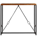 vidaXL újrahasznosított tömör fa bárasztal 120 x 60 x 106 cm